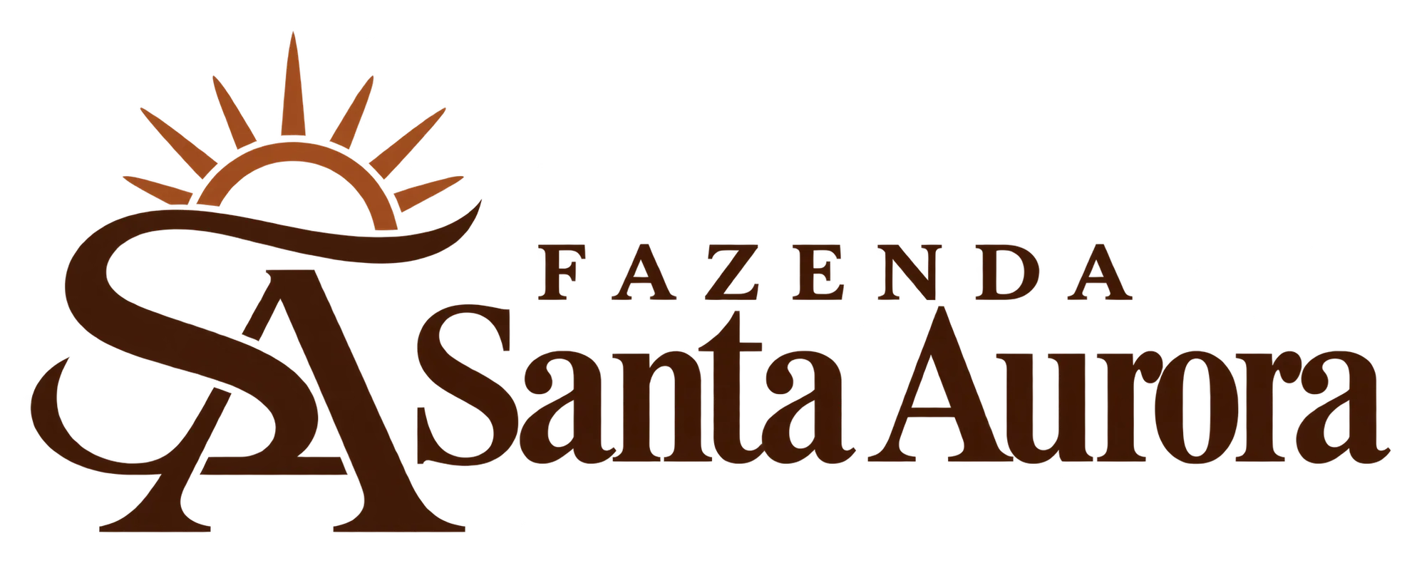 Estudo de logo: Fazenda Santa Aurora