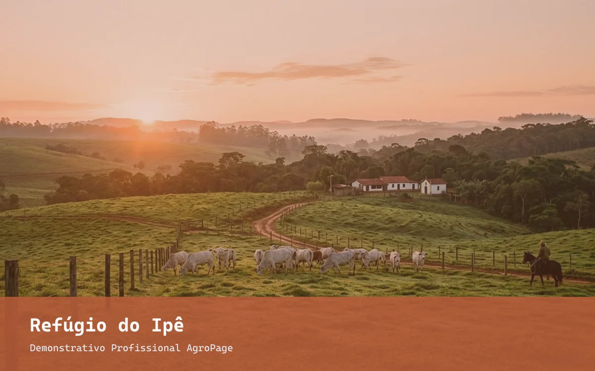 Site Turismo rural e pousadas