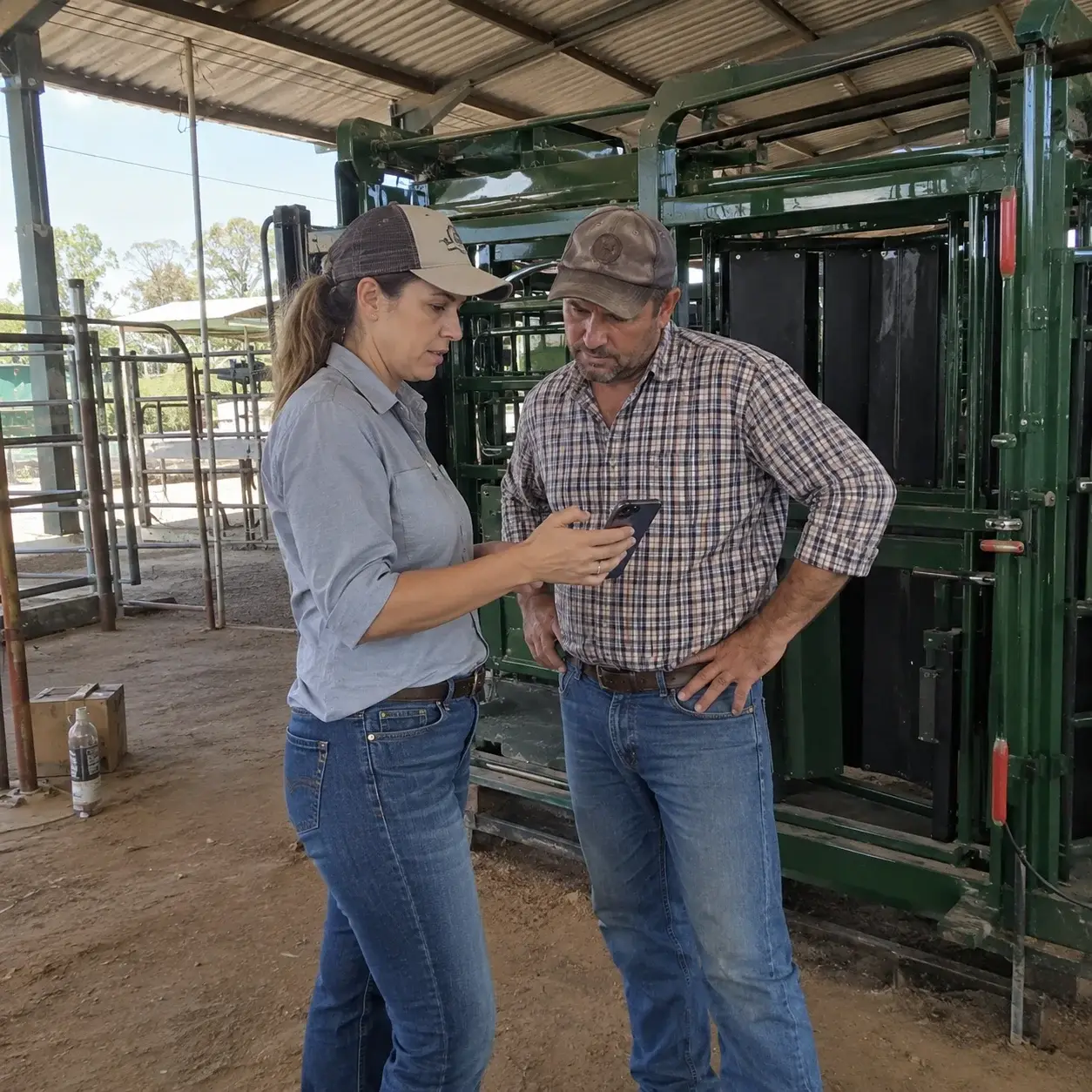 Commercial sales in livestock equipment