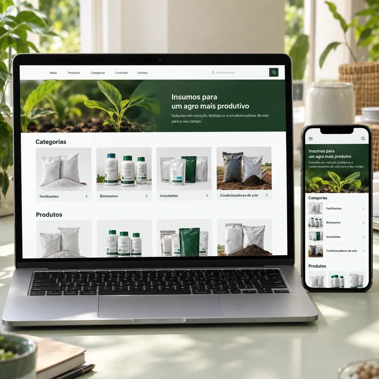 Digital catalog for agricultural inputs