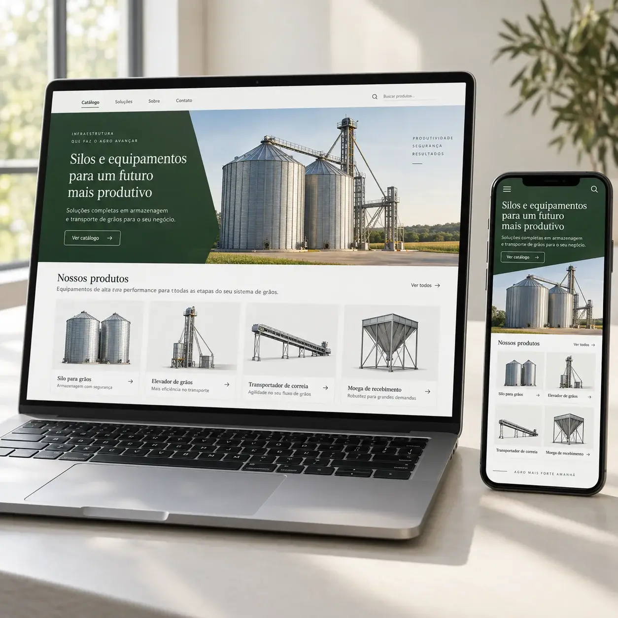 Digital catalog for grain storage & post-harvest
