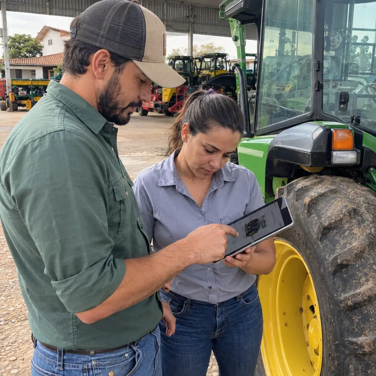 Commercial sales in machinery & tractors