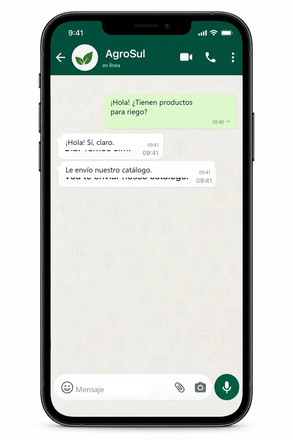 Cliente en WhatsApp