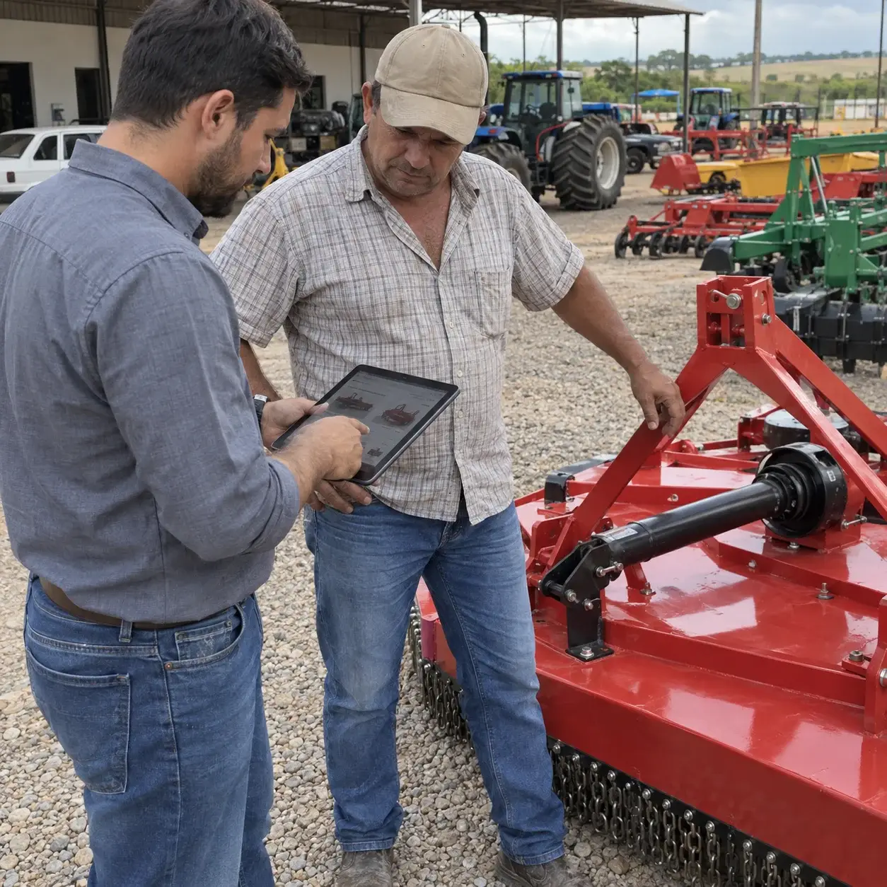 Commercial sales in agricultural implements