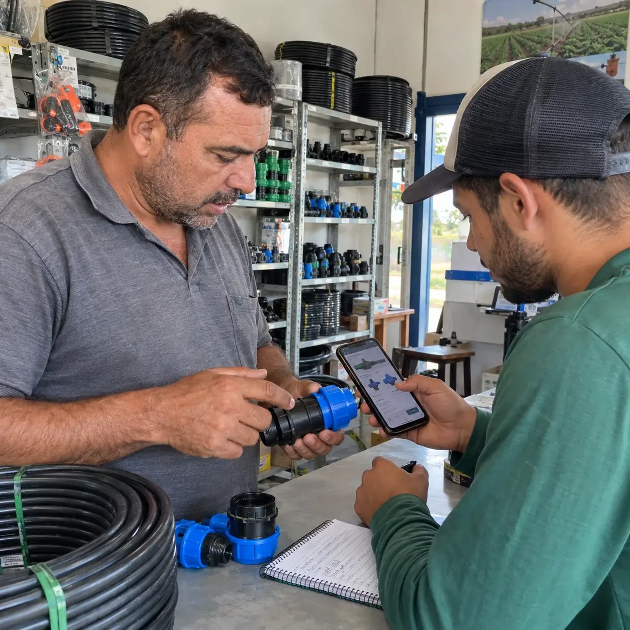 Commercial sales in irrigation & pumps
