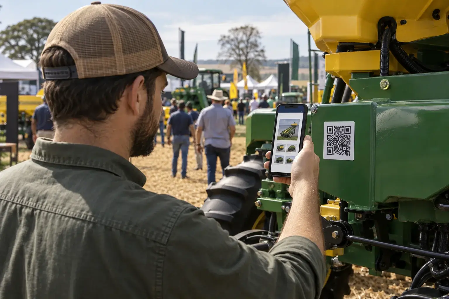 Main image for article: QR Code no agro: como levar clientes de máquinas, embalagens e feiras para o catálogo digital