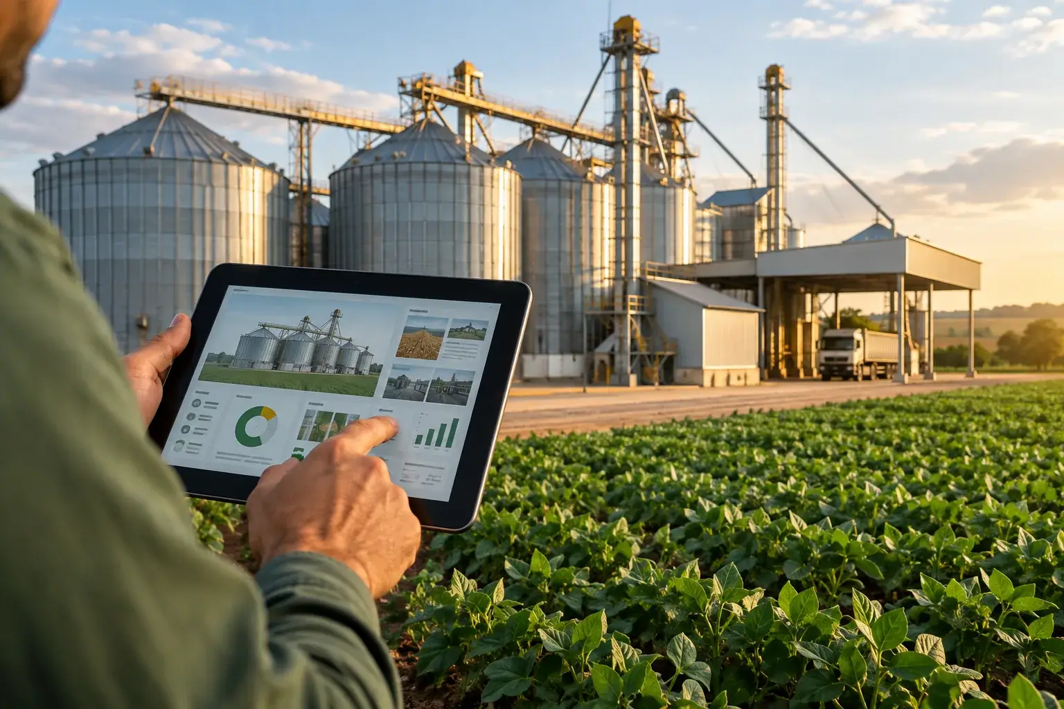 Main image for article: Catálogo digital para armazenagem agrícola: silos, secadores, transportadores e peças