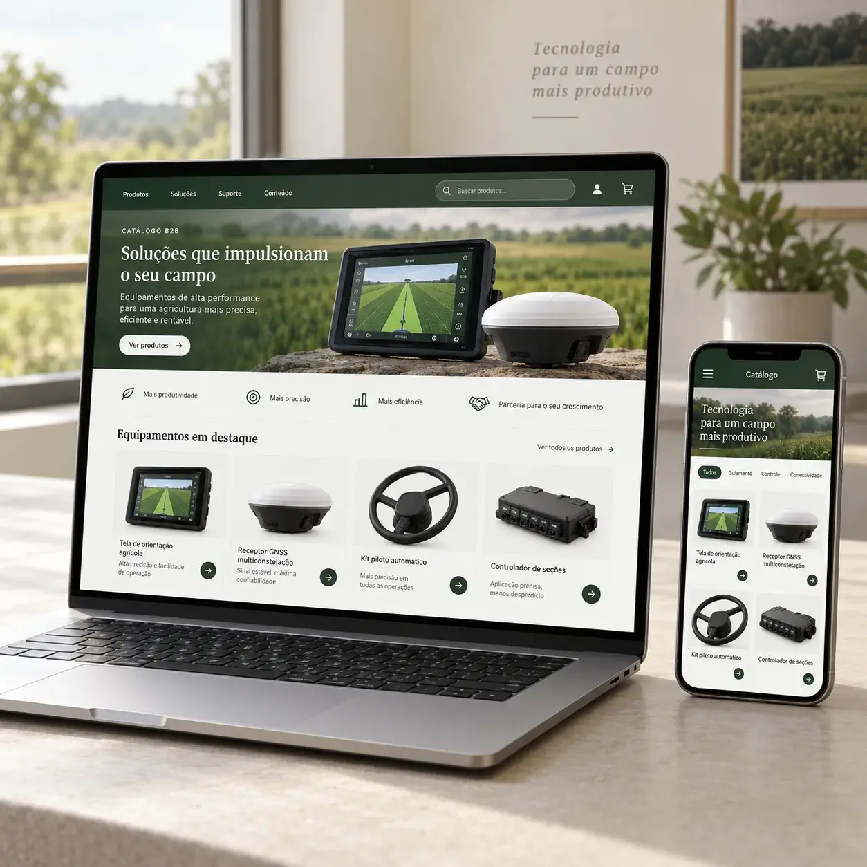 Digital catalog for precision agriculture